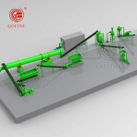 ខ្សែសង្វាក់ផលិតកម្មជីសរីរាង្គ ការផលិតជីគ្រាប់រាងស៊ីឡាំង