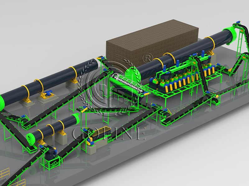 기계 견적을 만드는 유기 화합물 비료 과립 비료