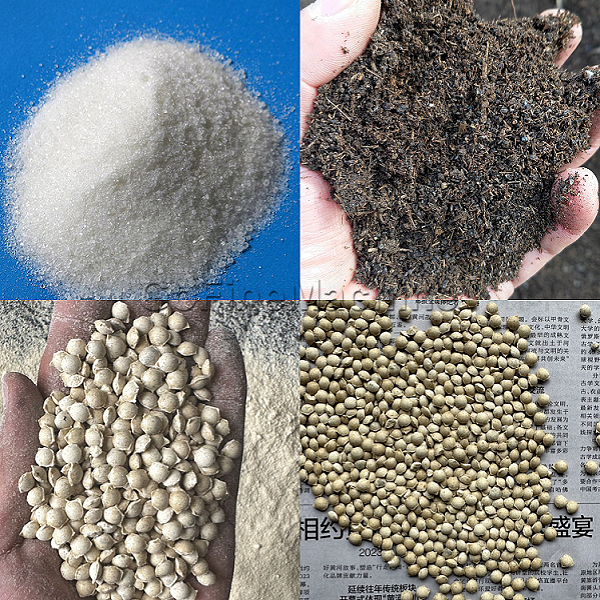 Forskellige g&oslash;dningsgranuleringsmetoder