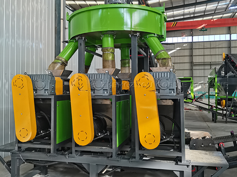 Organsko sestavljeno gnojilo, dvojni valjčni granulator gnojila